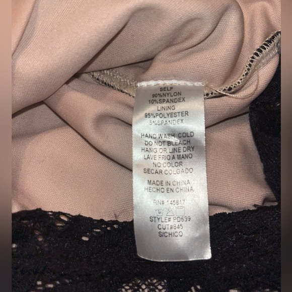 Akira Black & cream Lace Midi Dress - Picture 14 of 15